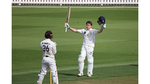 Tom Jones scored an impressive 119 on First Class debut for Otago last month. (Photo: IANS)