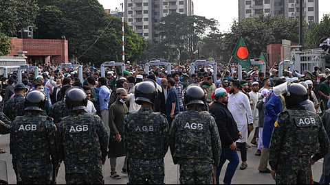 Security forces tightened in Bangladesh (Photo: PTI)