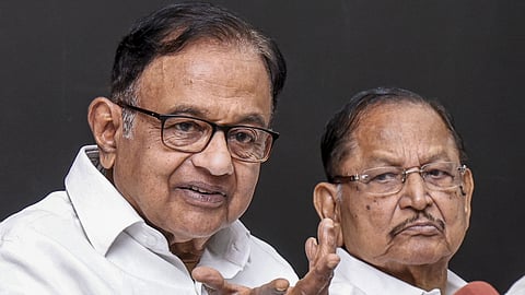 Senior Congress leader and former Union Finance Minister P Chidambaram (Photo: PTI)