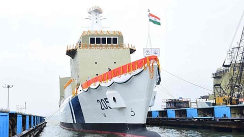 ICG inducts its first indigenously designed, built pollution control vessel 'Samudra Pratap'