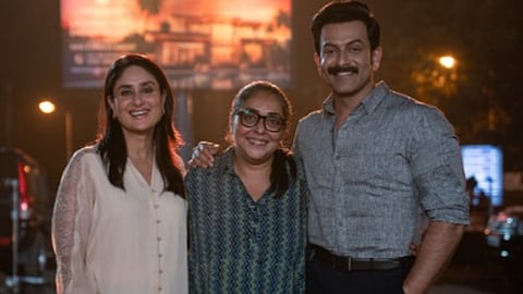 Kareena Kapoor Khan, Meghna Gulzar and Prithviraj Sukumaran