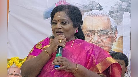 BJP leader Tamilisai Soundararajan
