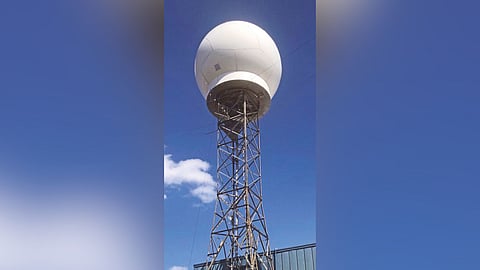 A Doppler weather radar 