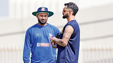 Rishabh Pant and Virat Kohli (File) 