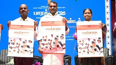 Tamil version of 'Bharat @ 2026' calendar