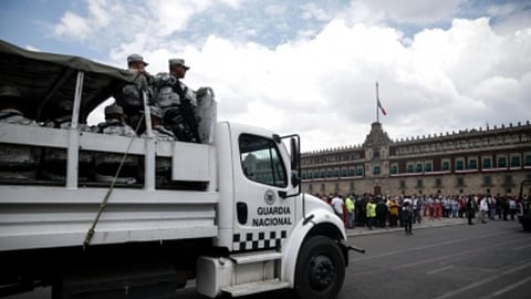 Mexican security forces to the rescue