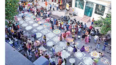 From previous year’s kolam competition