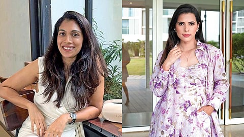 (L) Thasneem Masood Rowther, (R) Paloma Rao