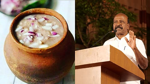 Traditional fermented rice (Pazhaya Soru), TN Health Minister Ma Subramanian.