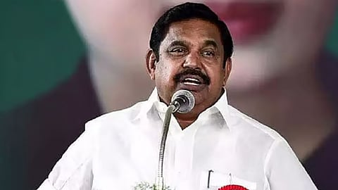AIADMK general secretary Edappadi K Palaniswami