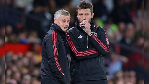 Ole Gunnar Solskjaer and Michael Carrick
