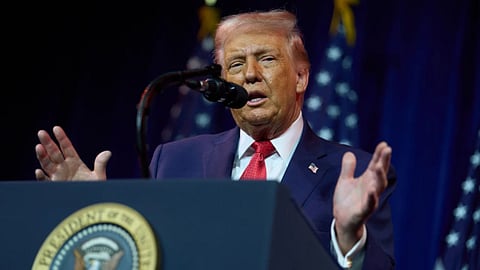 US President Donald Trump