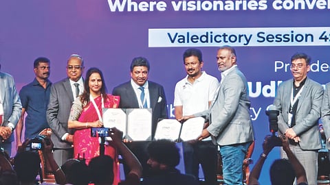 Deputy CM Udhayanidhi and Minister PTR at Umagine 2026
