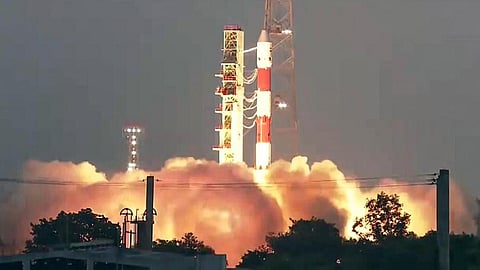 Image of launching  PSLV C62