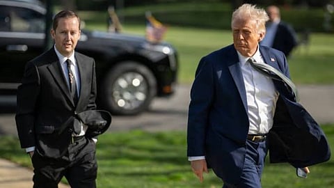 Donald Trump with Sergio Gor