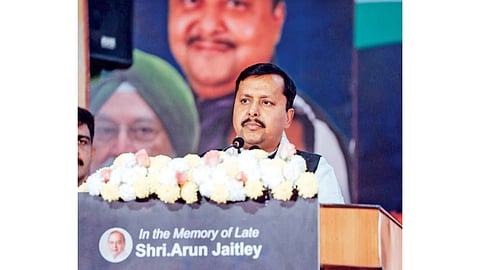 BJP national working president Nitin Nabin