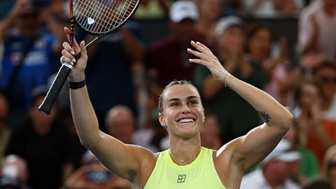 Sabalenka wins Brisbane final amid frosty exchange with Kostyuk