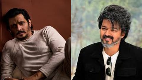 (L-R) Actor Jiva- Actor Vijay