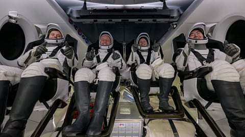 SpaceX brings back 4 NASA astronauts