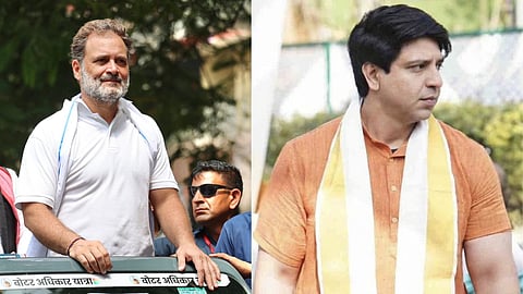 Rahul Gandhi and Shehzad Poonawalla