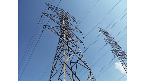Image of a power transmission tower used for representative purposes