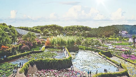 Artist impression of the proposed eco park in Chengalpattu