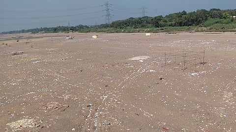 Visual from the riverbed at Thenpaennai