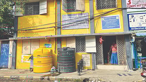 Night shelter for homeless men at Pasumpon Muthuramalinga Thevar Road, Nandanam