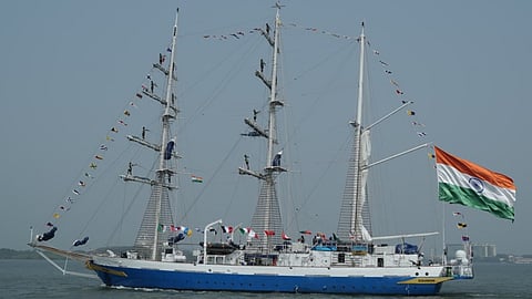 Navy's sail training ship INS Sudarshini embarks on transoceanic expedition