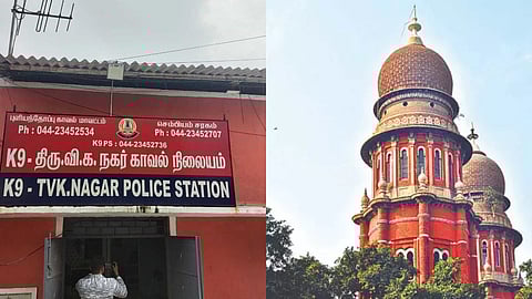 (L_R) Thiru Vi Ka Nagar police station, Madras High Court
