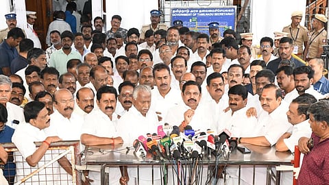 AIADMK staged a walkout from the Tamil Nadu Assembly on January 22