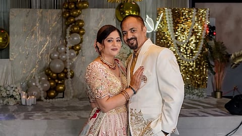 Vijay Kumar with his wife