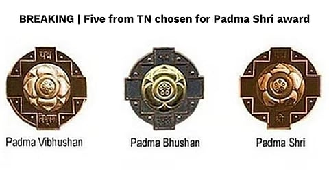 BREAKING | Five 'unsung heroes' from TN chosen for Padma Shri: Sources
