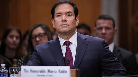 Secretary of State Marco Rubio appears before the Senate Foreign Relations Committee to explain President Donald Trump’s policy toward Venezuela following the U.S. military raid that ousted then-President Nicolas Maduro, at the Capitol in Washington.