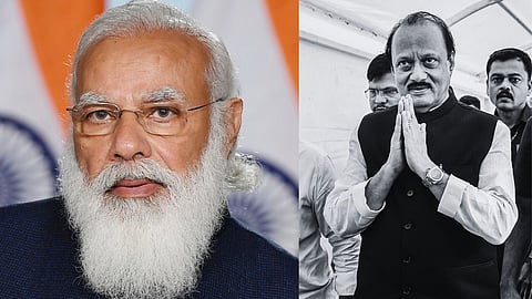 PM Modi and Ajit Pawar