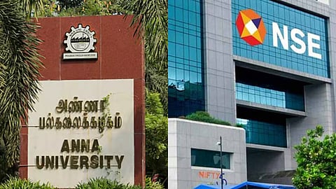 (L) Anna University, (R) National Stock Exchange Academy 