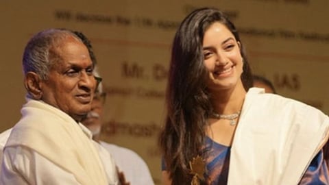 Bhagyashrii Borse and Ilaiyaraaja