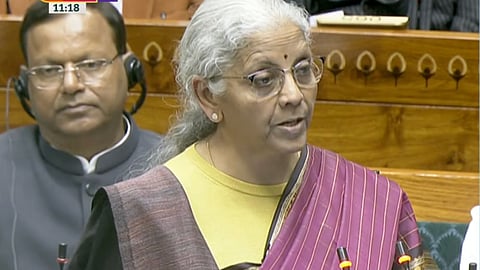 Finance Minister Nirmala Sitharaman 