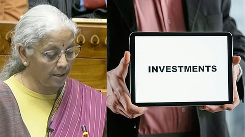  Finance Minister Nirmala Sitharaman  and Investment representative Image
