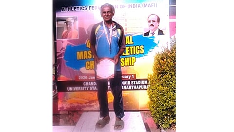 Posalan won gold in long jump and triple jump events 