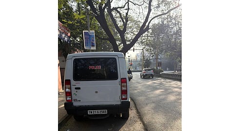 Re-laying of Sixth Avenue in Anna Nagar done without removing the parked vehicle