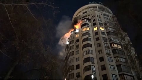 Russia fired around 450 long-range drones and 70 missiles of various types at Ukraine 