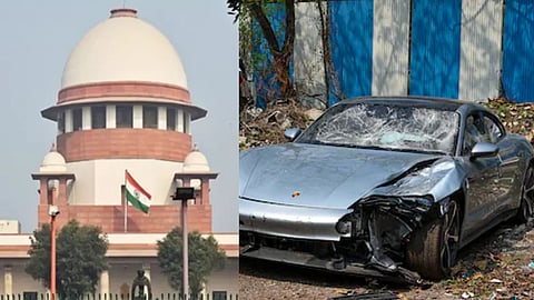 (L) Supreme Court, (R) Pune Porsche crash