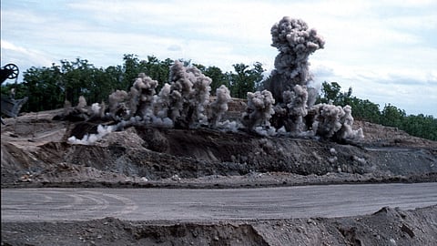Representative image for mine blast
