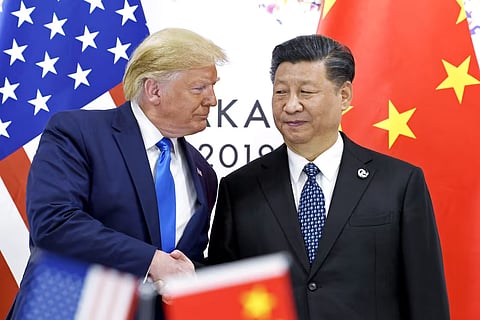 Donald Trump and Xi Jinping