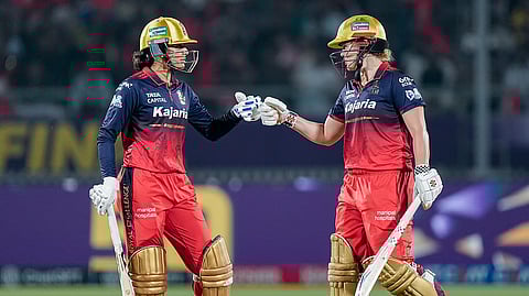 Smriti Mandhana and Georgia Voll