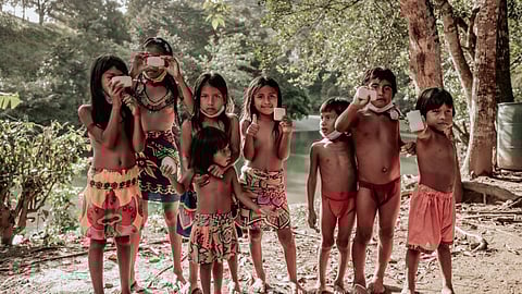 Representative image of Tribal children
