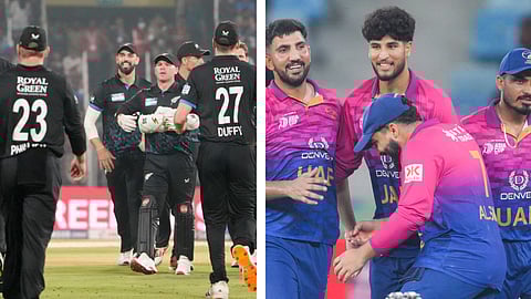 New Zealand and UAE in the T20 World Cup