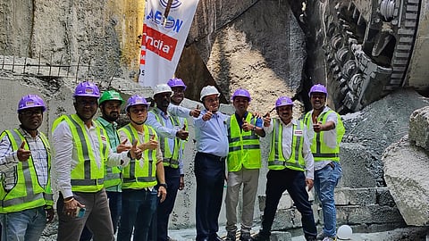 Two tunnel boring machines mark breakthroughs on Corridor-4
