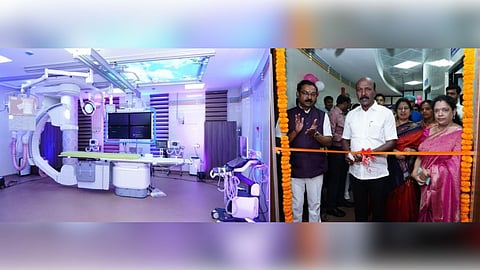 Health Minister Ma Subramanian inagurates state-of-the-art cardiac catheterisation laboratory (cath lab) at the Tamil Nadu Government Multi Super Speciality Hospital (TNGMSSH) in Chennai.